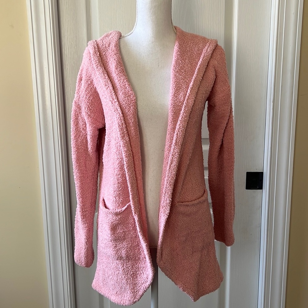 Super soft Pink Fleecy/Sherpa Cardigan, Small